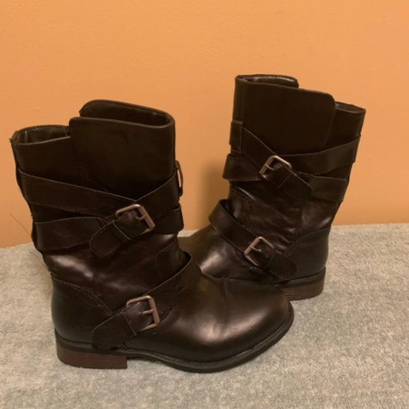 Black Buckle Boots "Final sale" - Picture 4 of 6